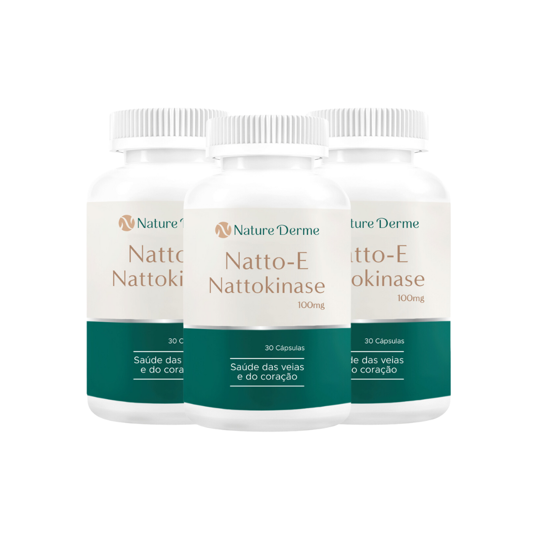 Natto-E (Nattokinase)100mg - Saúde das Veias e Artérias