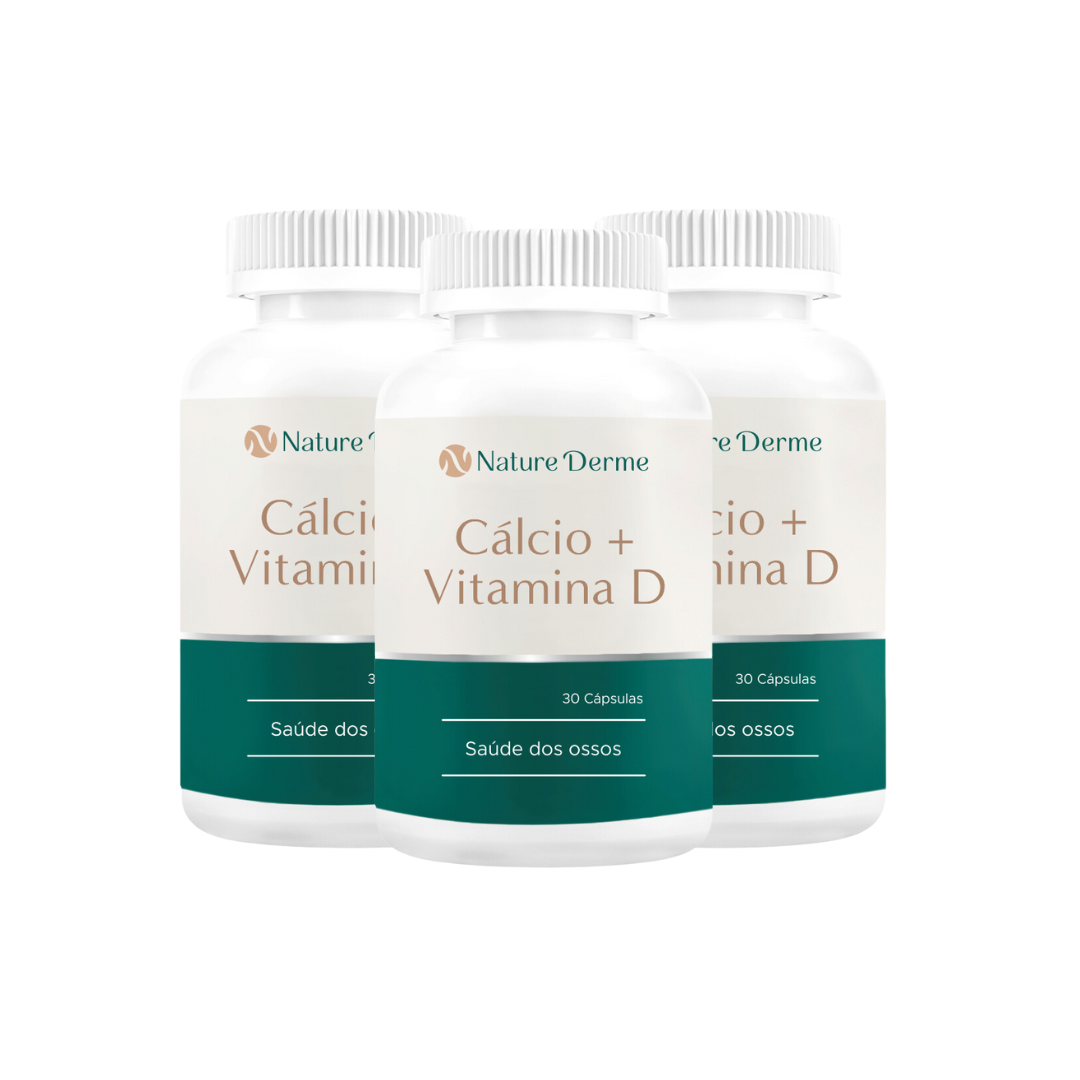 Cálcio + Vitamina D - Saúde dos Ossos