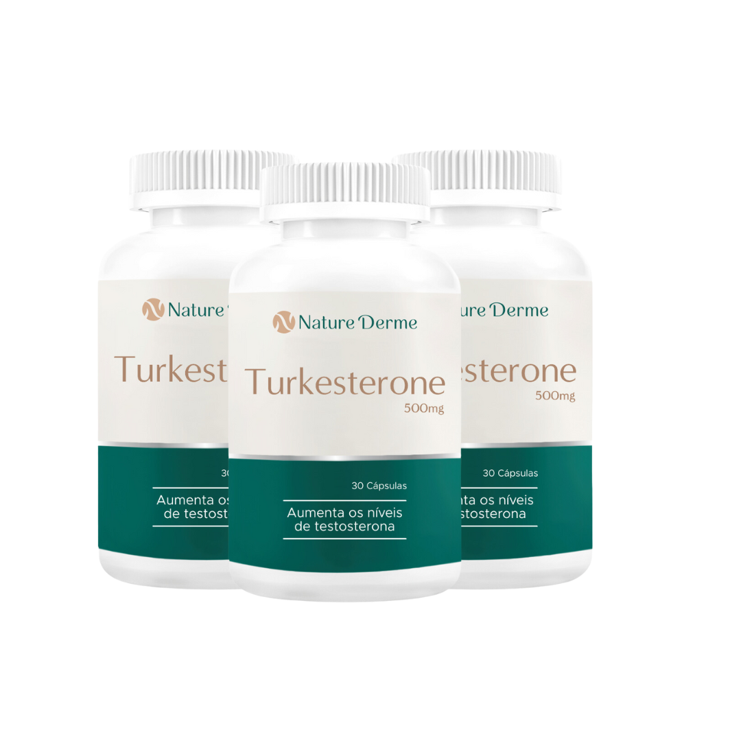 Turkesterone 500mg - Recuperação Muscular e Desempenho Físico