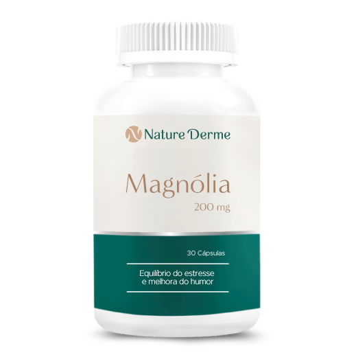 Magnólia 250mg - Equilíbrio do estresse e melhora do humor