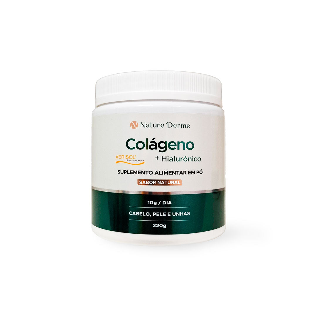Colágeno Verisol + Ácido Hialurônico - Cabelo, Pele e Unhas