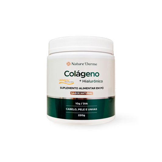 Colágeno Verisol + Ácido Hialurônico - Cabelo, Pele e Unhas