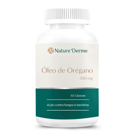 Óleo de Orégano 350 mg - Ação contra fungos e bactérias