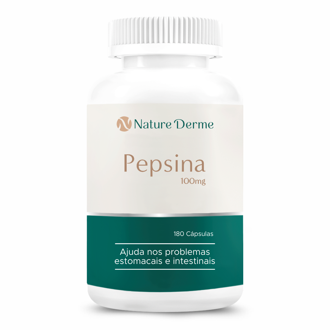 Pepsina 100mg - Enzima Digestiva