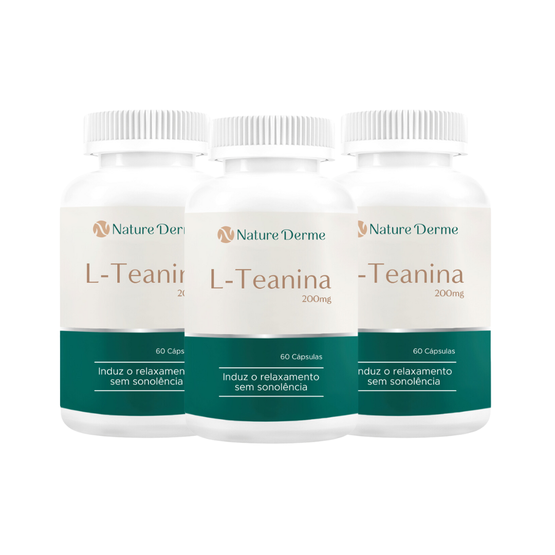 L-Teanina 200 mg - Ansiedade, Estresse e Insônia