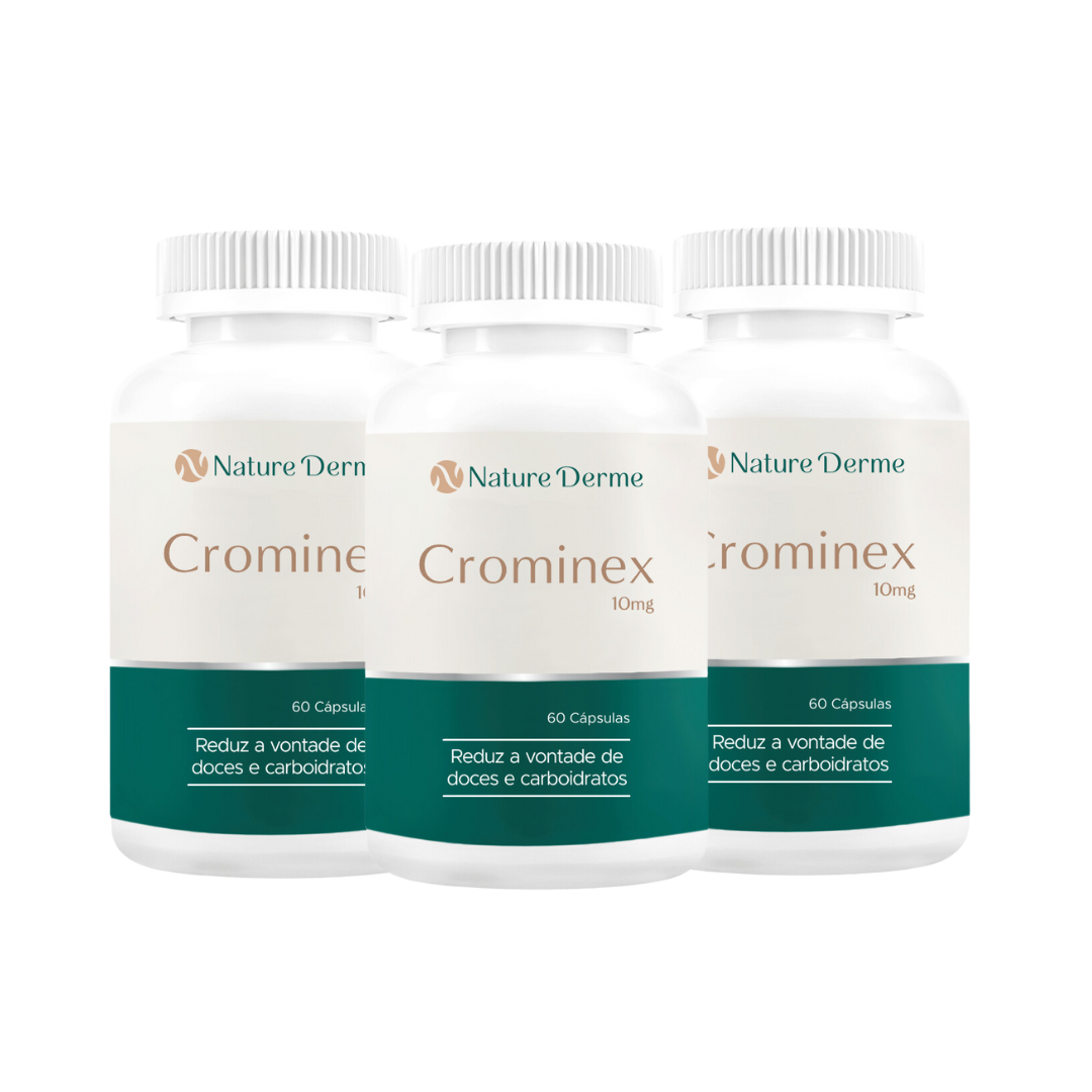 Crominex® 3+ 10mg - Reduz a Vontade de Doces e Carboidratos