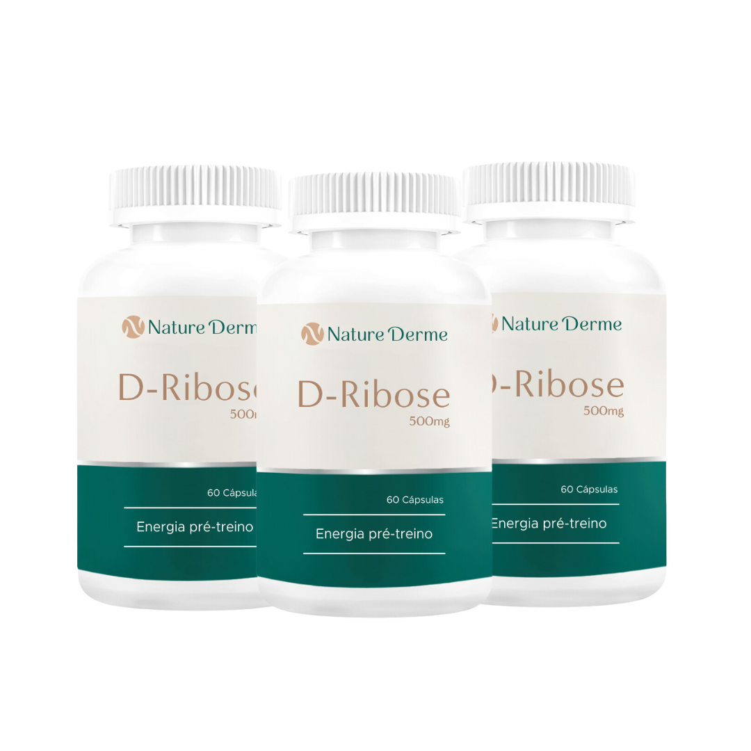 D-Ribose 500mg - Pré-treino