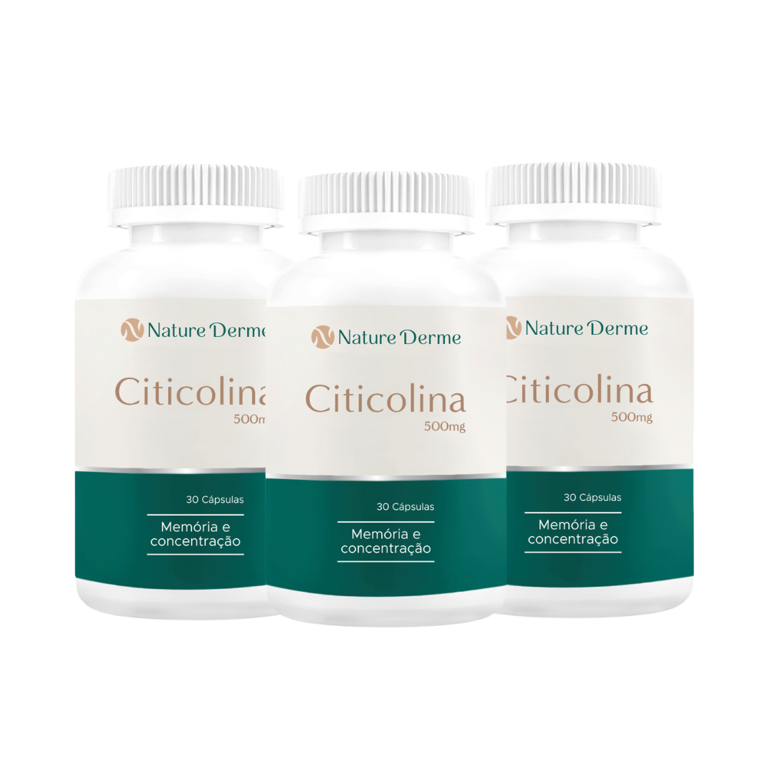 Citicolina 500mg -  Memória e Concentração