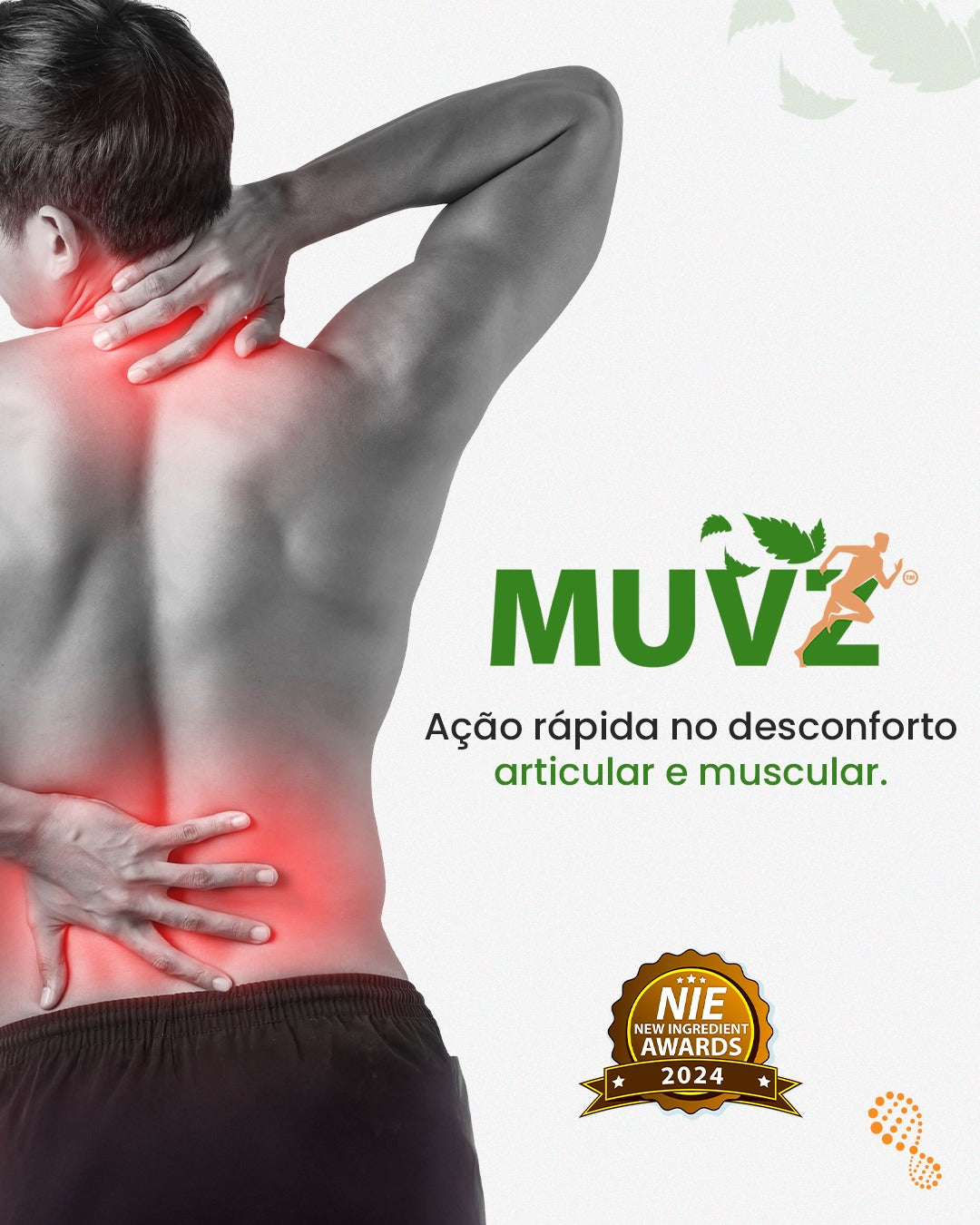 MUVZ™ 200mg - Alívio rápido de dores lombares e articulares