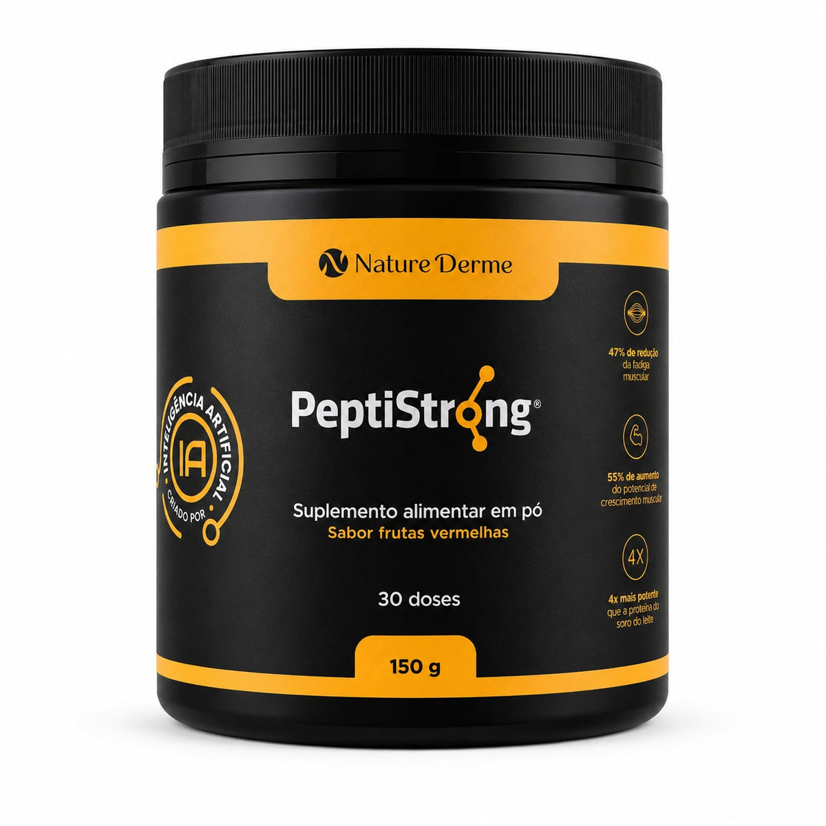 PeptiStrong Pote 30 doses - 4x mais Proteína