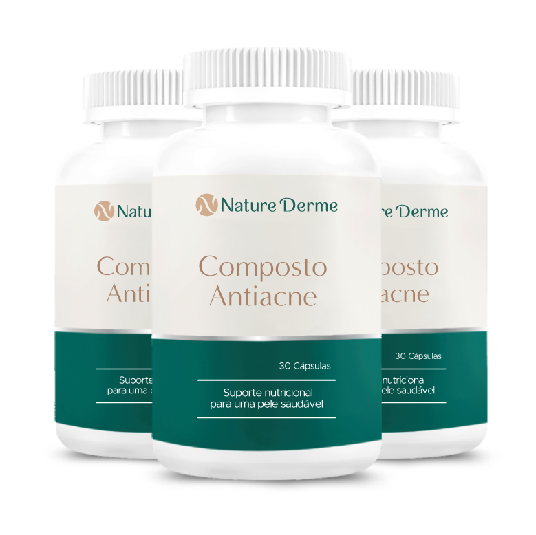 Composto antiacne - Suporte nutricional para uma pele saudável