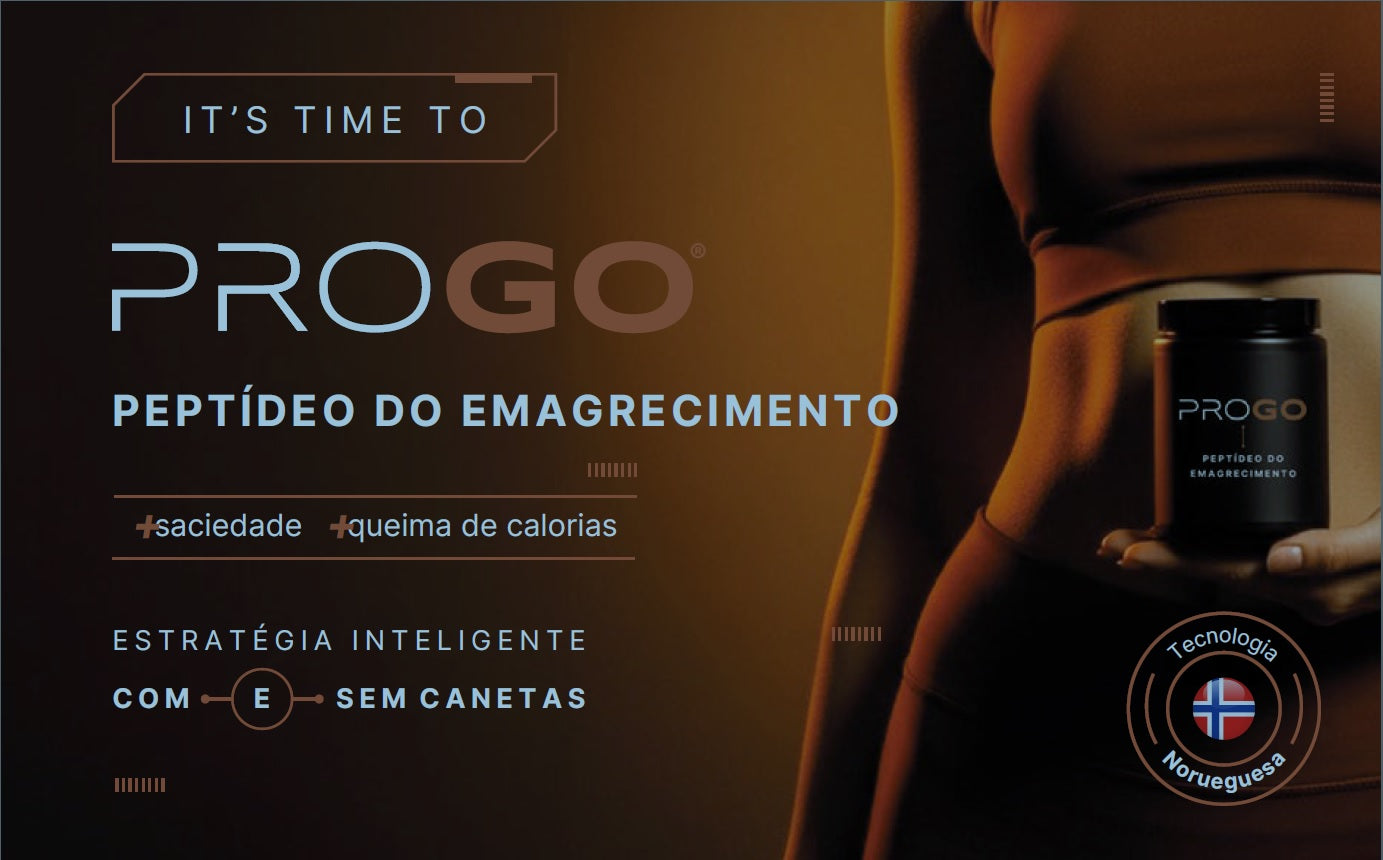 PROGO pote 30 doses - Peptídeo Saciedade e Queima Calórica