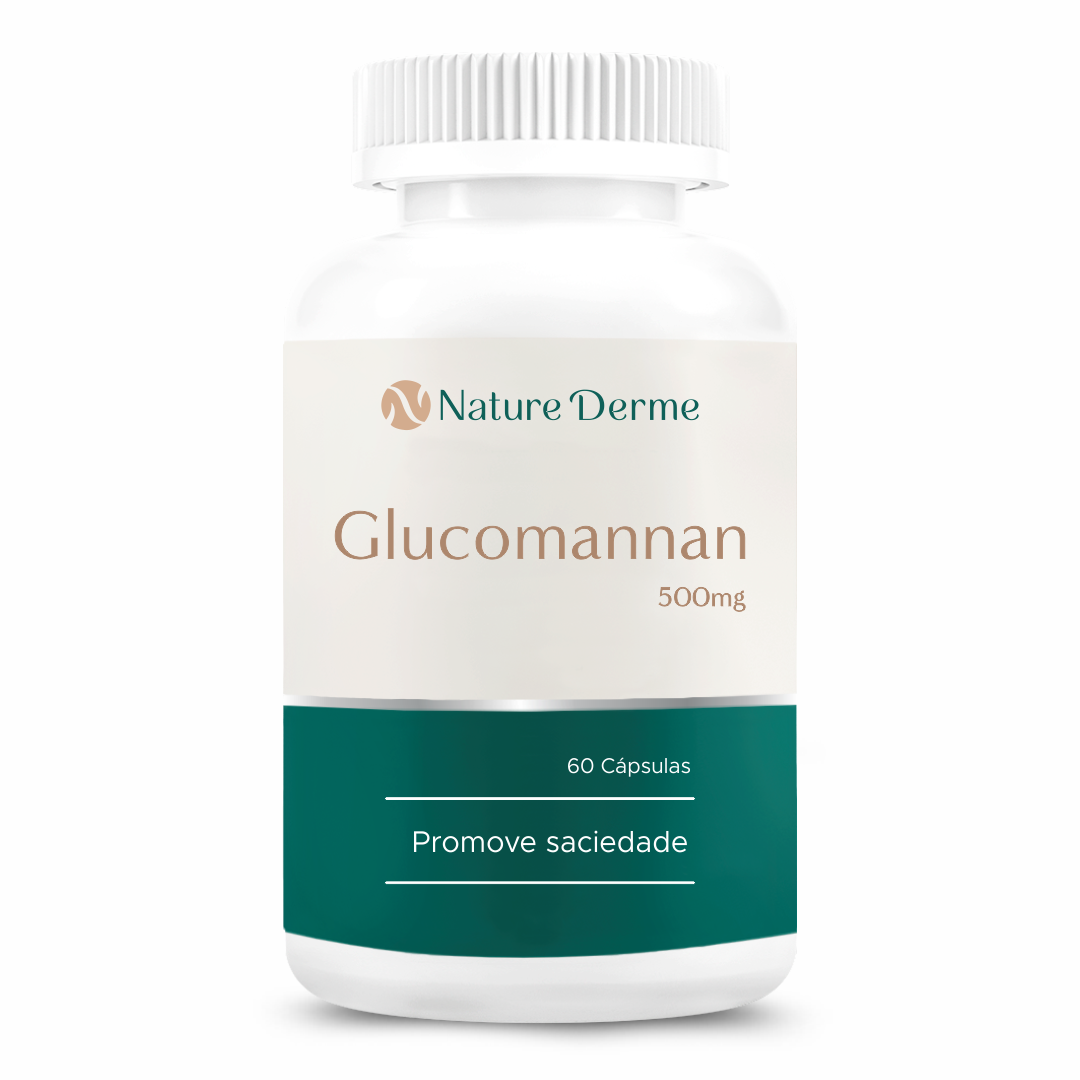 Glucomannan 500mg - Sensação de Saciedade