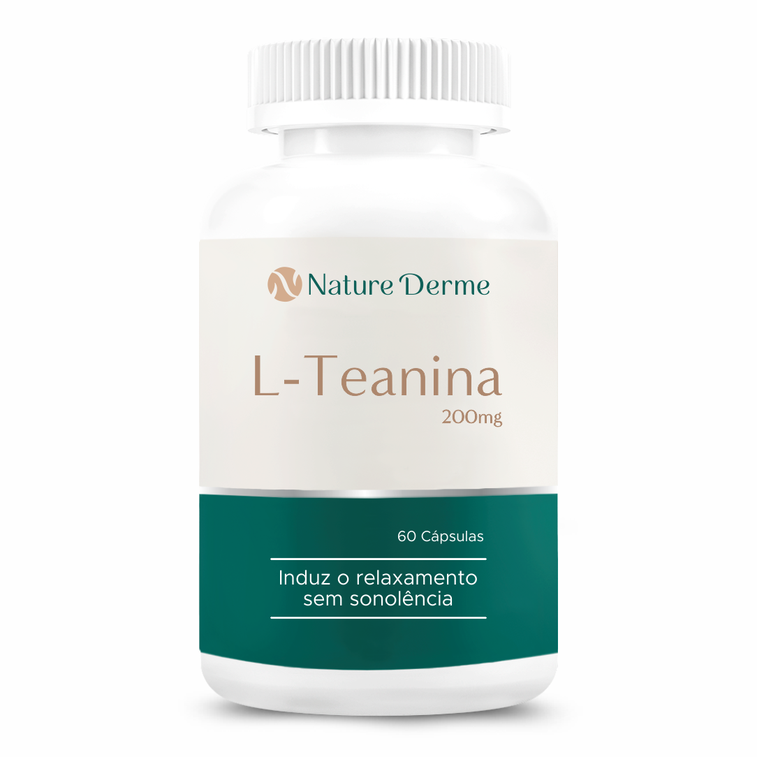 L-Teanina 200 mg - Ansiedade, Estresse e Insônia