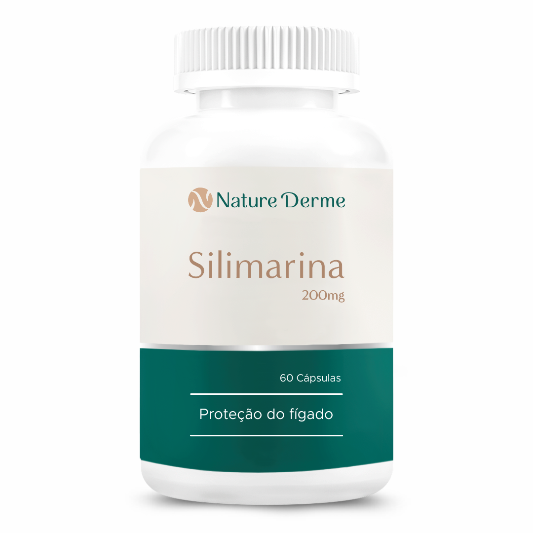 Silimarina 200mg - Melhor proteção do Fígado – Nature Derme